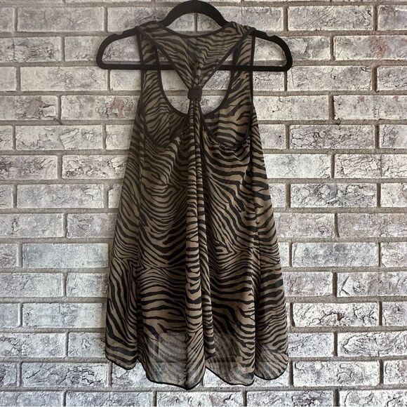 .i.p. (Happening in the Present) Zebra Print Tank Top - Size M - Picture 5 of 7